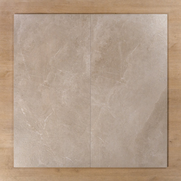 Casuarina Cream Honed Porcelain Tile 600x1200mm Double - The Blue Space