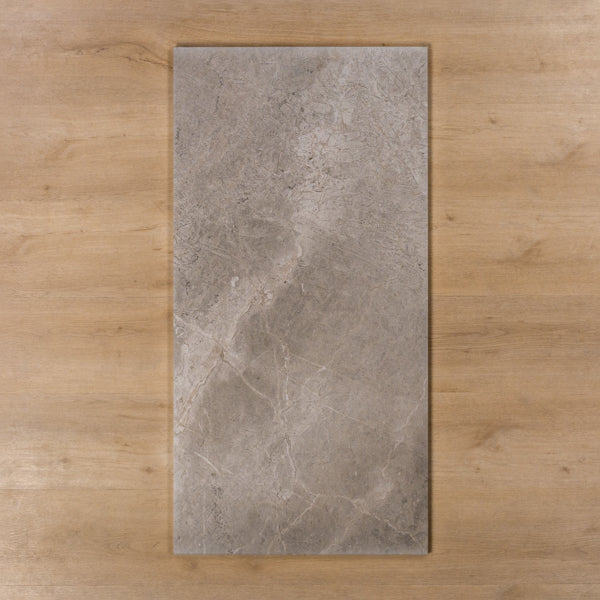 Casuarina Grey Honed Porcelain Tile 600x1200mm - The Blue Space