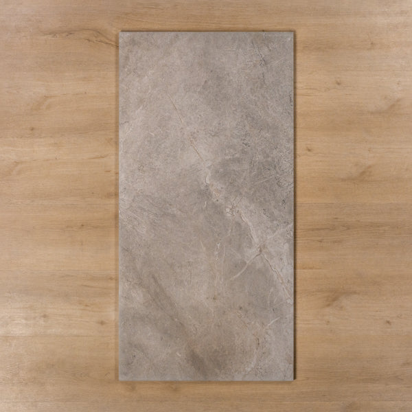 Casuarina Grey Matt P4 Porcelain Tile 600x1200mm - The Blue Space