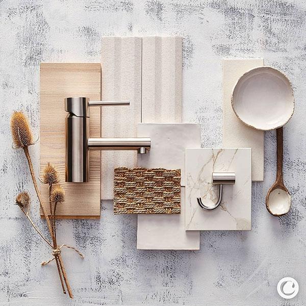 Caroma Titan Stainless Steel Basin Mixer online at the Blue Space