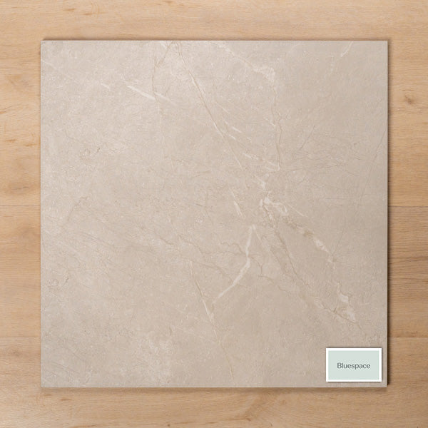 Casuarina Cream Matt P4 Porcelain Tile 600x600mm - The Blue Space