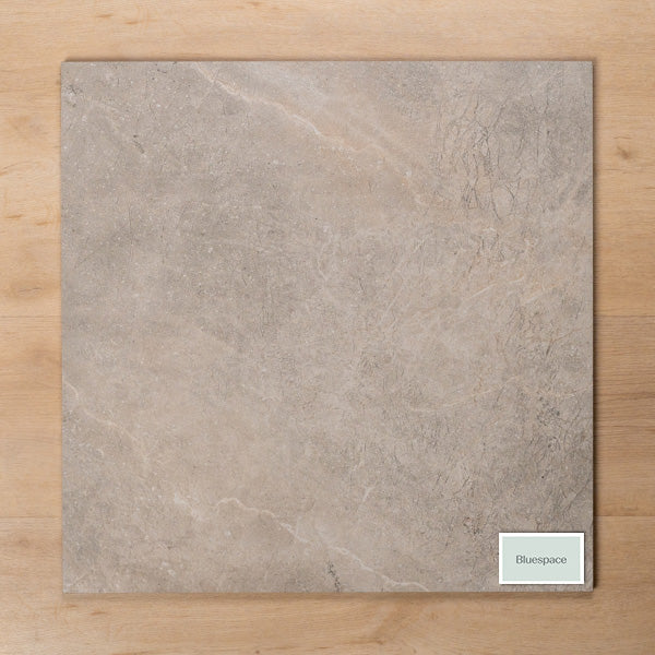 Casuarina Grey Honed Porcelain Tile 600x600mm - The Blue Space