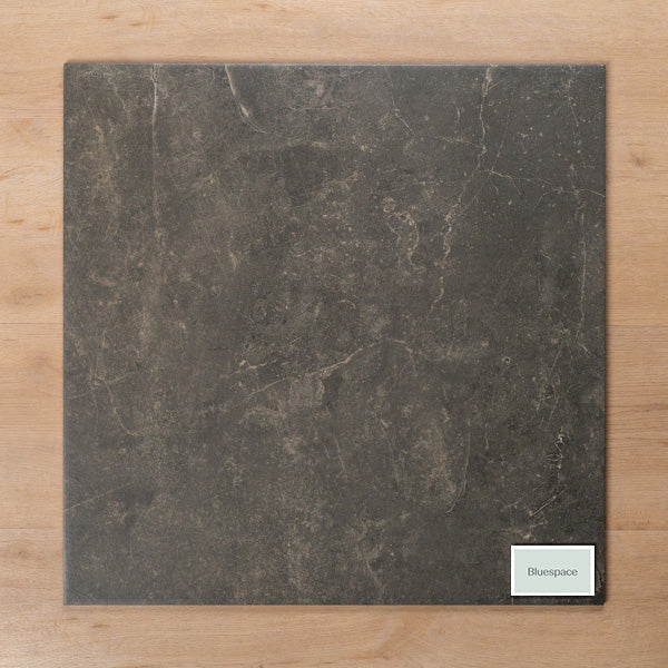 Avalon Charcoal Matt P2 Porcelain Tile 600x600mm - The Blue Space