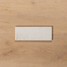 Sicily Bianco White Gloss Cushioned Edge Porcelain Tile 75x200mm - The Blue Space