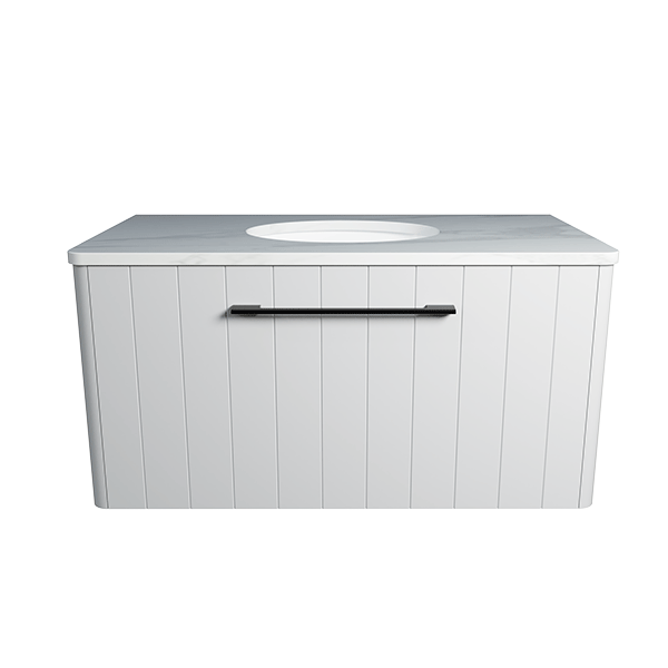 Timberline Saba Wall Hung Vanity With Under Counter Basin 900mm - The Blue Space