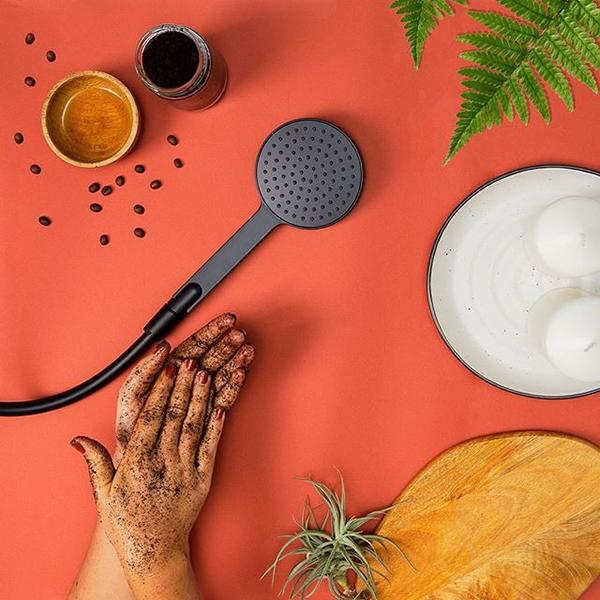 Clark Round Hand Shower - Matte Black