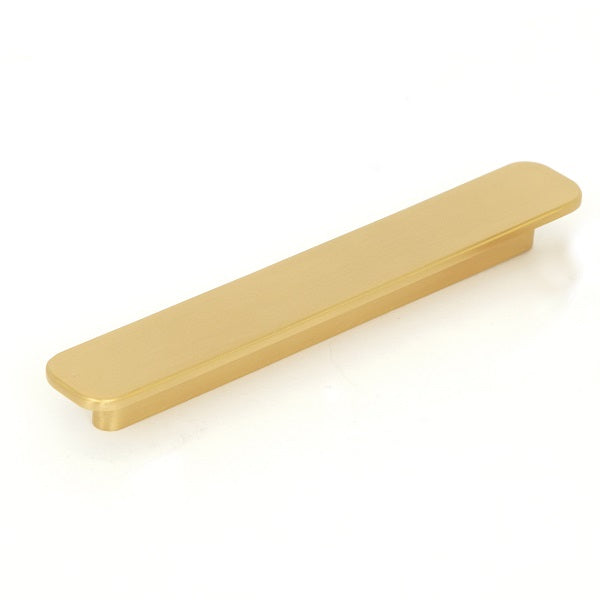 Momo Handle Aspen Pull Handle Brushed Satin Brass ASPH160.BSB - The Blue Space