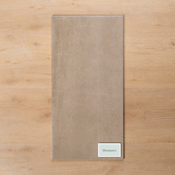 Burleigh Latte Gloss Cushioned Edge Ceramic Tile 300x600mm - The Blue Space