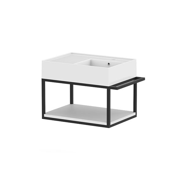 ADP Antonio Wall Hung Vanity 600mm Right Offset Bowl at The Blue Space