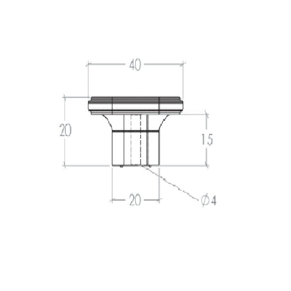 Momo Handles Aspen Knob Brushed Nickel