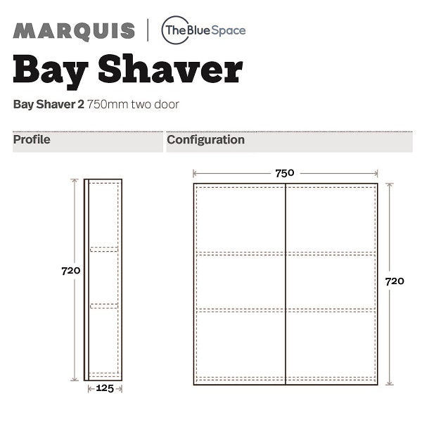 Marquis Bay Shaving Cabinet