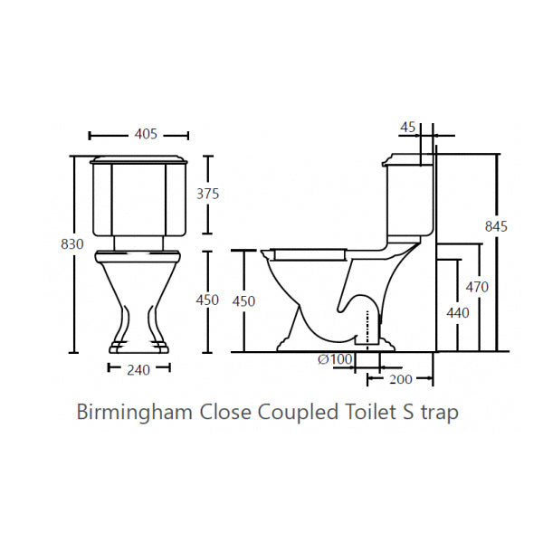 Turner Hastings Birmingham Close Coupled Toilet