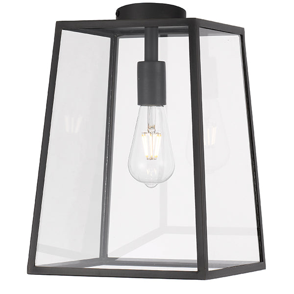 Telbix Cantena ES 25cm Pendant Black close up | The Blue Space