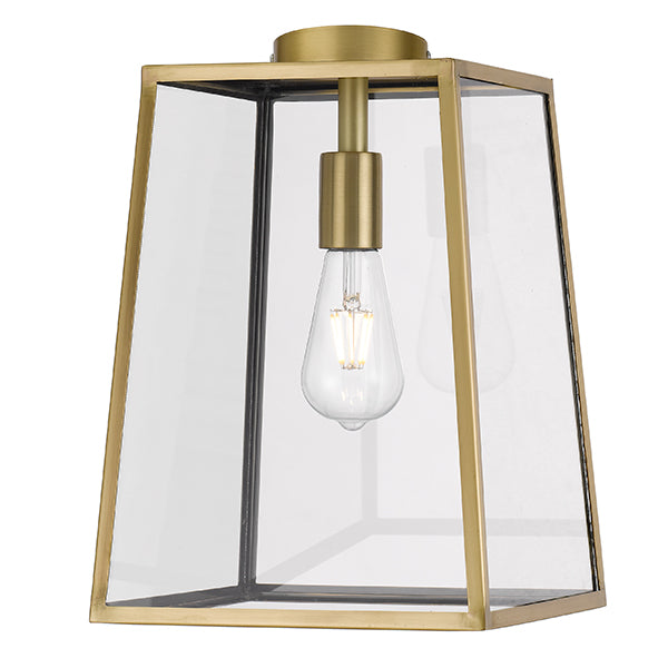 Telbix Cantena ES 25cm Pendant Antique Brass The Blue Space | Brass pendant lights