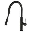 Liano II Pull Down Sink Mixer in Matte Black by Caroma - The Blue Space