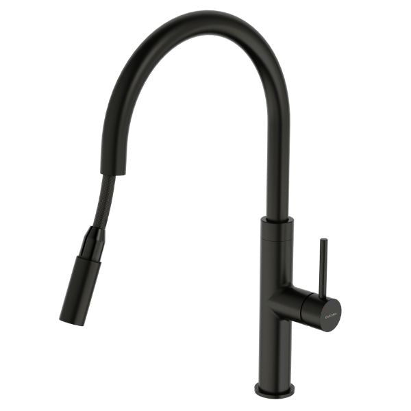 Liano II Pull Down Sink Mixer in Matte Black by Caroma - The Blue Space