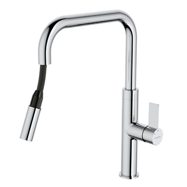 Urbane II Pull Down Sink Mixer in Chrome by Caroma - The Blue Space