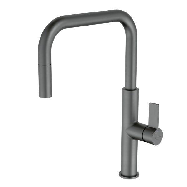 Urbane II Pull Down Sink Mixer in Gunmetal by Caroma - The Blue Space