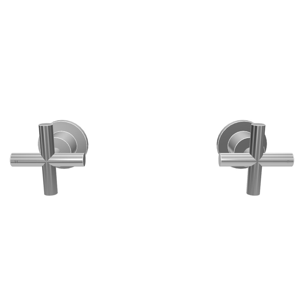 Clark Cross Wall Top Assemblies - Chrome 3D Model - The Blue Space