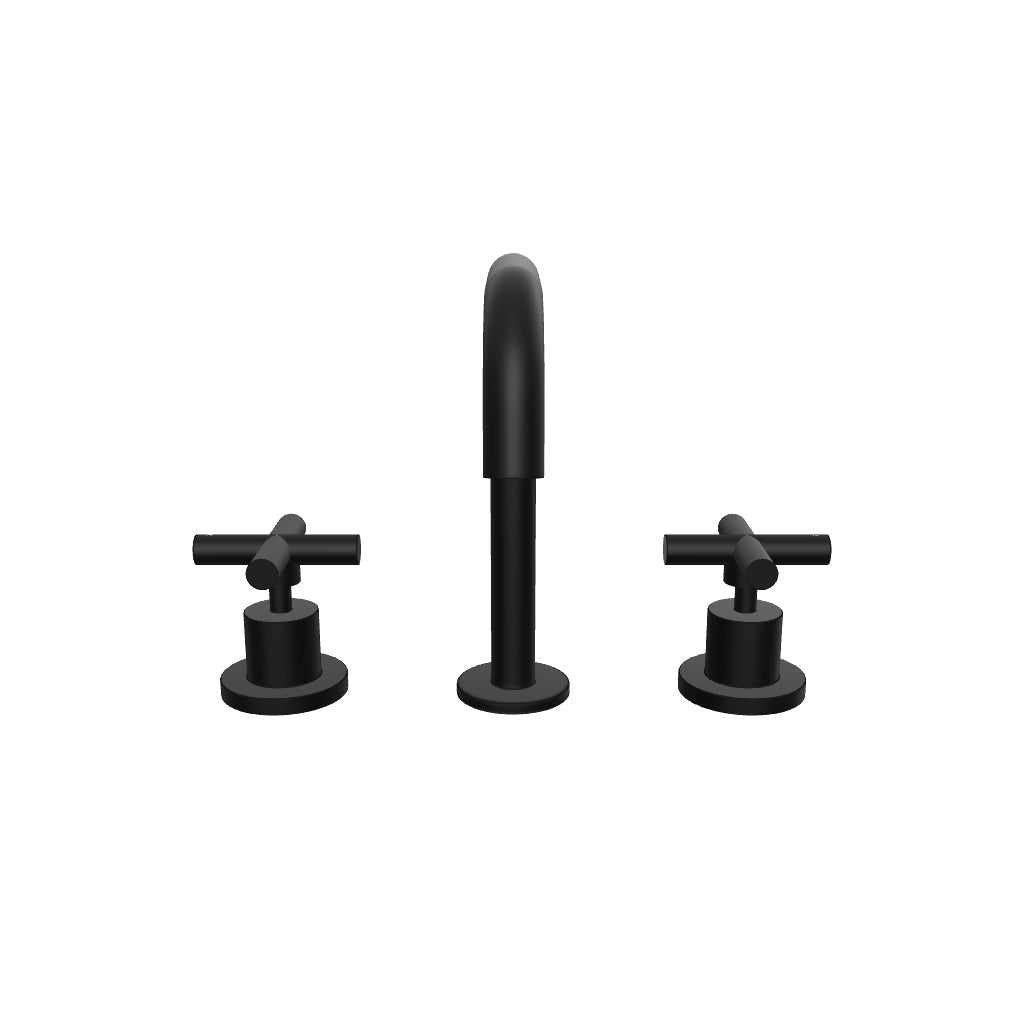 Clark Cross Basin Set - Matte Black 3D Model - The Blue Space