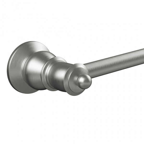 Fienza Lillian Single Towel Rail - Brushed Nickel - The Blue Space