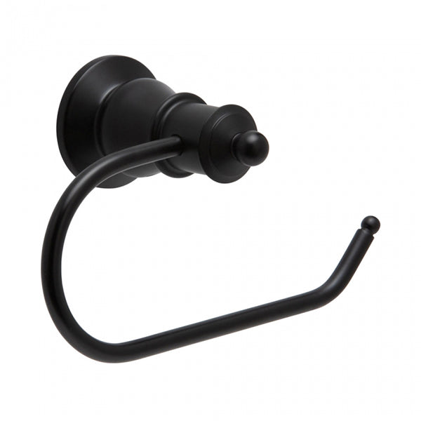 Fienza Lillian Toilet Roll Holder - Matte Black - The Blue Space