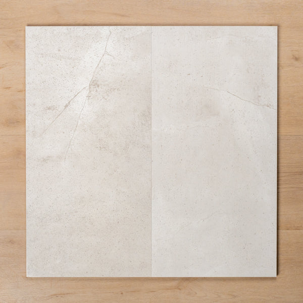 Discovery Silver Pearl Gloss Rectified Ceramic Tile 300x600mm Double - The Blue Space