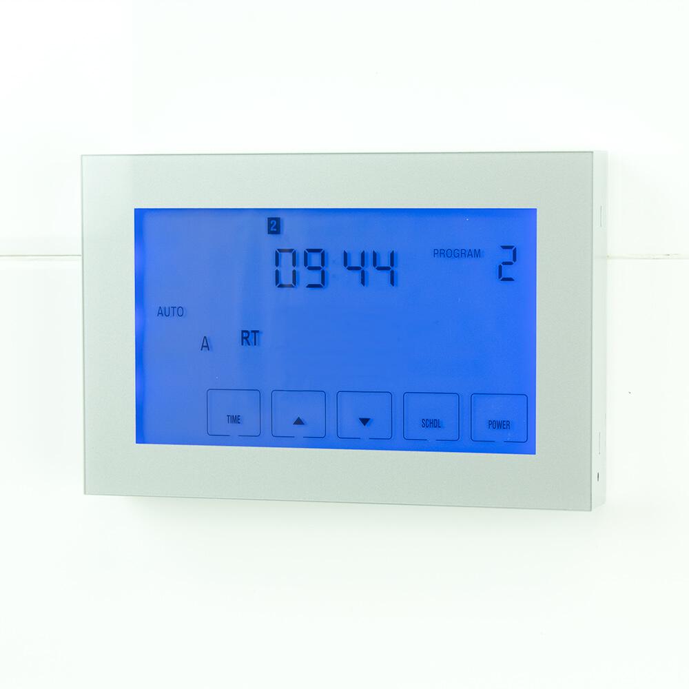 Radiant Premium Range Glass Front Digital Timer Horizontal Silver - The Blue Space