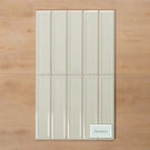 Whitehaven Green Gloss Frame Ceramic Subway Tile 68x280mm Straight Pattern - The Blue Space