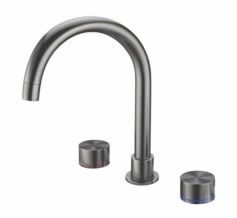Nero Kara Kitchen Set Swivel Spout Gun Metal | The Blue Space