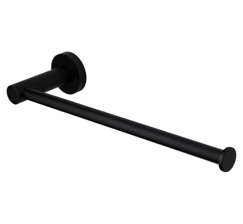 Modern National Mirage Hand Towel Bar 260mm Matte Black | The Blue Space