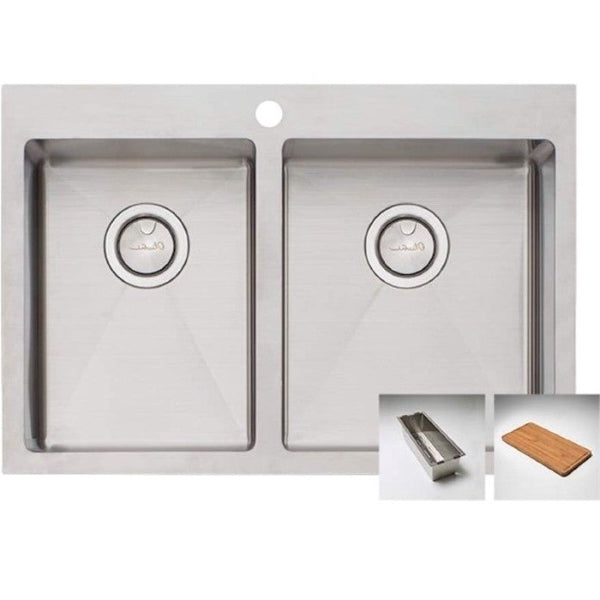 Oliveri Apollo 1 & 3/4 L/H bowl sink 1TH | The Blue Space