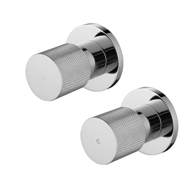 Modern National Cadence 1/4 Turn Wall Top Assembly Chrome | The Blue Space