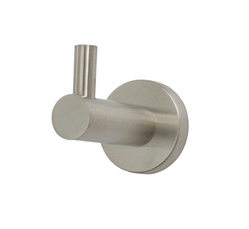 Modern National Mirage Robe Hook Single Brushed Nickel | The Blue Space