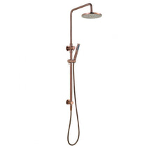Modern National Star Twin Rail Shower System Brass Head - Champagne | The Blue Space