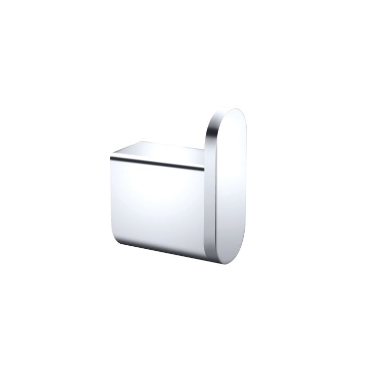 Nero Bianca Robe Hook Chrome | The Blue Space