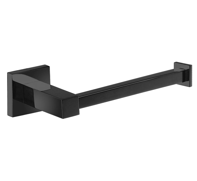 Modern National Luxe Black Toilet Paper Holder (Stick) Matte Black | The Blue Space