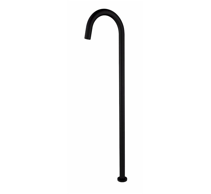 Modern National Star Freestanding Bath Spout Black | The Blue Space