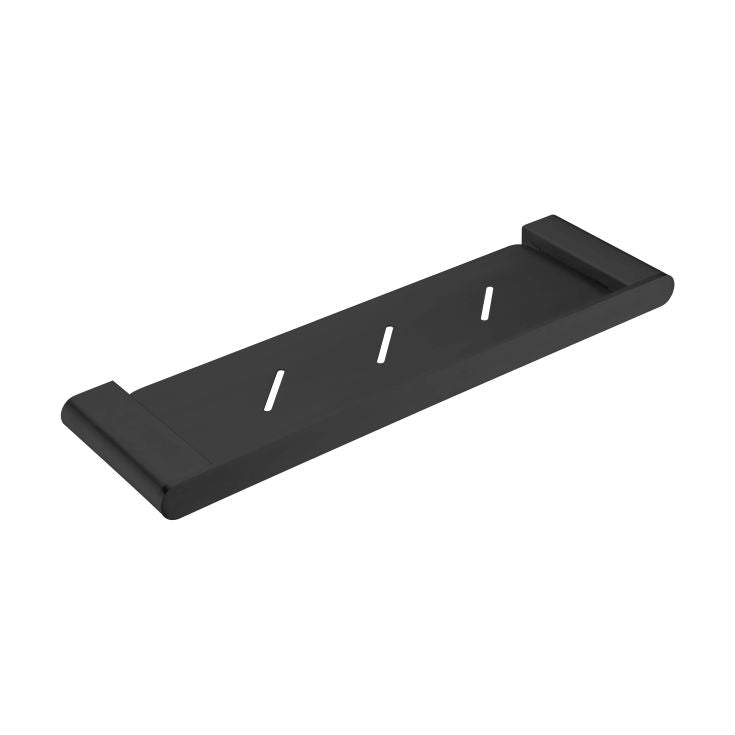Nero Bianca Shower Shelf Matte Black | The Blue Space