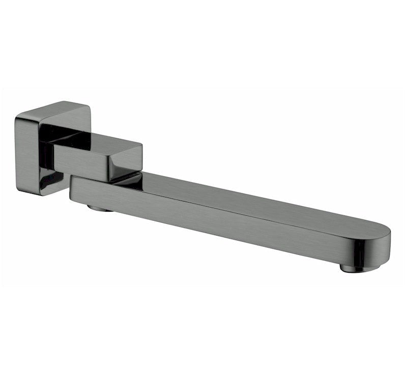 Nero Bianca/Ecco Swivel Bath Spout Gun Metal Grey | The Blue Space