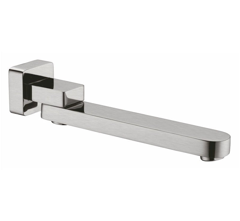 Nero Bianca/Ecco Swivel Bath Spout Brushed Nickel | The Blue Space