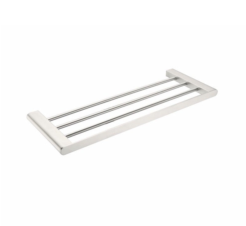 Nero Bianca Towel Rack Brushed Nickel | The Blue Space