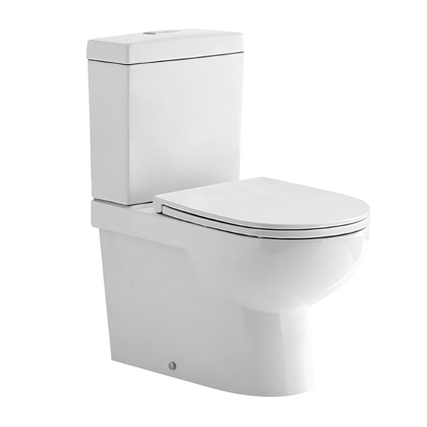 Indigo Ridge Rimless Toilet Suite side view - best selling replacement toilets in Australia, online at The Blue Space