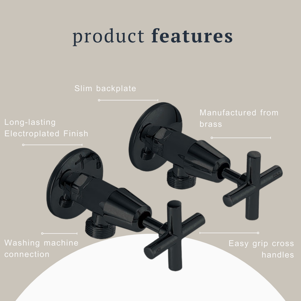 Indigo Elite X Washing Machine Set Matte Black