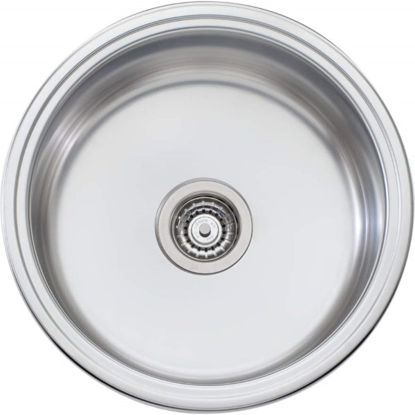 Oliveri Solitaire round bowl sink NTH - The Blue Space