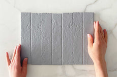 Light Grey Blaire Brick Look Tile - Tile and Bath Co