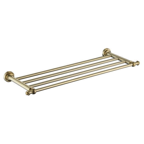 Modern National Medoc Bathroom Shelf Brushed Bronze | The Blue Space
