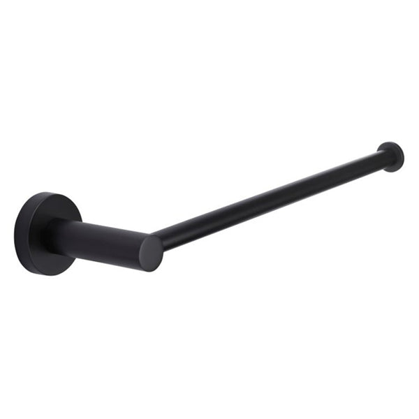 Meir Round Matte Black Guest Towel Rail at The Blue Space