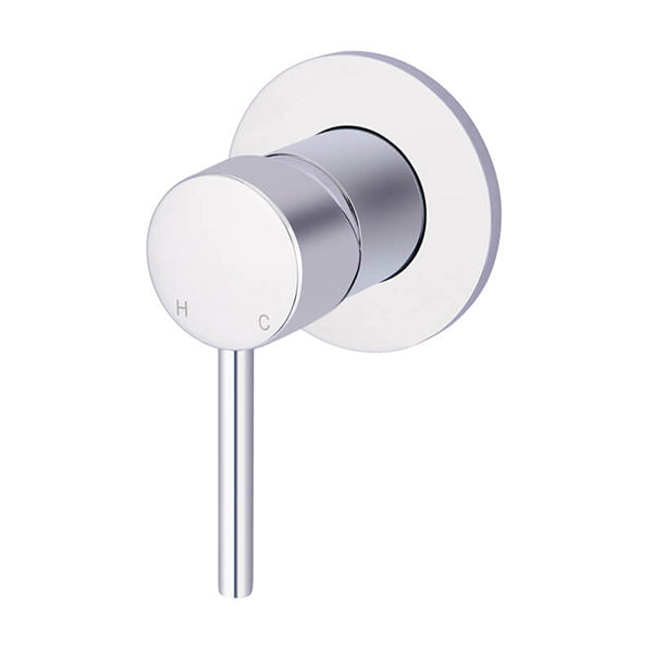 Meir Round Chrome Wall Mixer