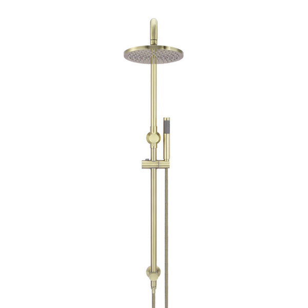 Meir Round 2-in-1 Tiger Bronze Shower Rail Set